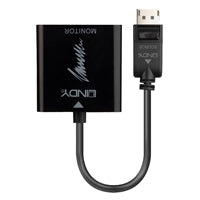 LINDY 41068 DisplayPort 1.2 to HDMI 2.0 18G Active Converter, Connect a DisplayPort computer to an HDMI 4k display, Supports resolutions up to 3840x2160@60Hz, 2 year warranty