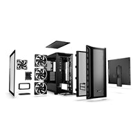 be quiet! Shadow Base 800 FX Black Mid Tower Chassis, Addressable RGB LEDs, 4x 140mm Fans, mITX/mATX/ATX/EATX