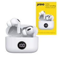 Prevo Travel & School Holiday Entertainment Bundle with Active Noise Cancelling Earbuds, 10000mAh Powerbank & Portable Wireless Speaker