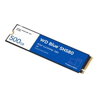 WD Blue SN580 (WDS500G3B0E) 500GB NVMe SSD, M.2 Interface, PCIe Gen4, 2280, Read 4000MB/s, Write 3600MB/s, 5 Year Warranty