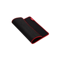 Marvo G49 Gaming Mouse Pad, Large 450x400x3mm, Soft Microfiber Surface for speed and control with Non-Slip Rubber Base and Stitched Edges, Black and Red