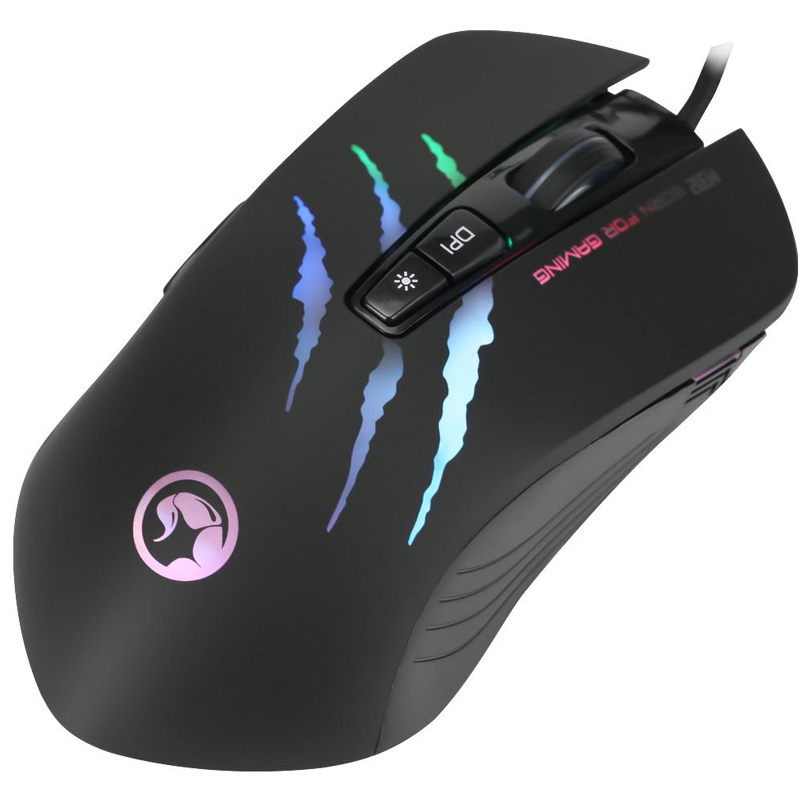 Marvo Scorpion M312 USB RGB LED Black Programmable Gaming Mouse