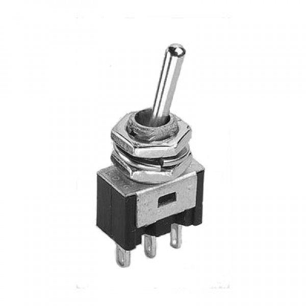 Miniature SPDT toggle switch on-off-on PIC