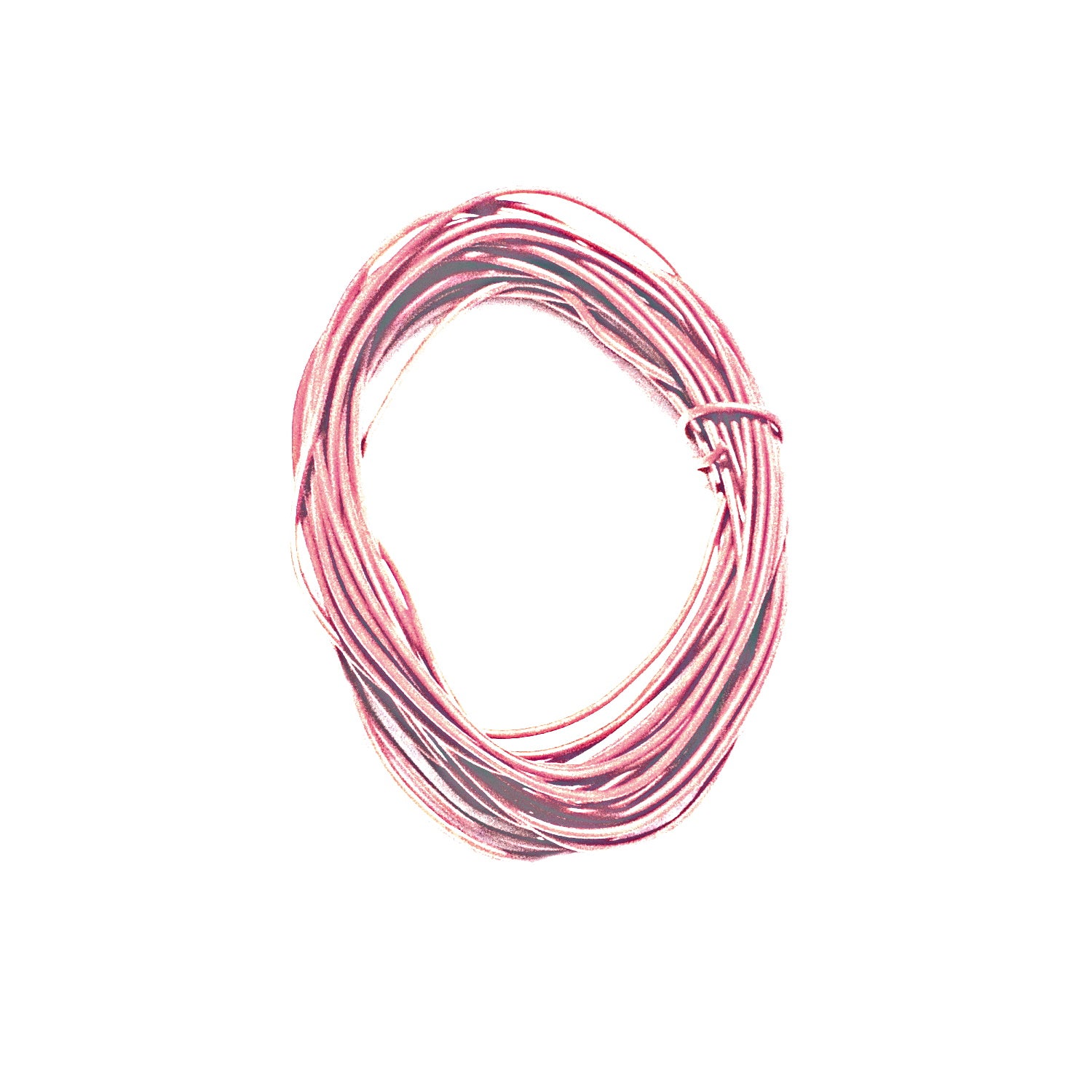 1/0.6mm Solid Core Equipment Wire Hook up Cable 5M Pink
