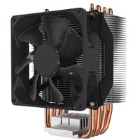 COOLER MASTER Hyper H412R Fan CPU Cooler, Universal Socket, 92mm PWM Cooling Fan, 4 Heat Pipes with Direct Contact Technology, Compact with High Performance