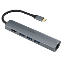 Akasa AK-CBCA22-18BK USB Type-C 5-In-1 Hub with HDMI & Ethernet
