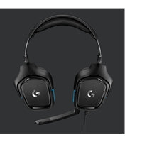 Logitech G432 Gaming Headset, 7.1 Virtual Surround Sound, Compatible with PC, Xbox, PS4, Switch or Mobile Device Via 3.5mm Connection or USB DAC, 50mm Audio Drivers, Enlarged 6mm Mic with Mute Feature