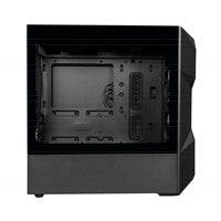 Cooler Master TD300 Mesh Case, Black, Mini Tower, 2 x USB 3.2 Gen 1 Type-A, Tempered Glass Side Window Panel, Polygonal FineMesh Front Panel, SickleFlow Addressable RGB Fans Included, Micro ATX, Mini-ITX