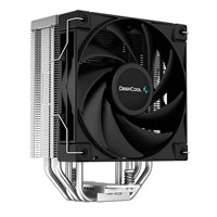 DeepCool AK400 Fan CPU Cooler, Universal Socket, High Performance 120mm Silent Hydro Bearing PWM Black Fan, 1850RPM, 4 Heat Pipes, Unique Matrix Fin Design, Black Version, Intel LGA 1700 Bracket Included