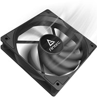 ANTEC P12 PWM Black Fan, 120mm, 1400RPM, 4-Pin PWM Connector, Highly Efficient Featuring Minimalism Styling & Optimized Fan Blade Design