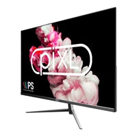 piXL PX27IVH 27 Inch Frameless Monitor, Widescreen IPS LED Panel, True -to-Life Colours, Full HD 1920x1080, 5ms Response Time, 75Hz Refresh, HDMI, VGA, Black Finish