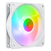 Cooler Master SickleFlow 120 ARGB White Edition 3-in-1 Fan Pack, 120mm, 1800RPM, 4-Pin PWM Fan & 3-Pin ARGB Connectors, New Blade Design to Improve Air Flow & Air Pressure, Secure Addressable RGB Connector Clips, Addressable RGB Controller Included