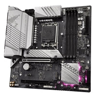 Gigabyte B760M AORUS ELITE AX Intel 1700 Socket Motherboard, Micro-ATX, 4x DDR5 Slots, 2x M.2 Sockets, 2x USB-C Port, Fitted I/O Shield, 2.5GbE LAN, Wi-Fi 6E, 1x DisplayPort / 1x HDMI Port