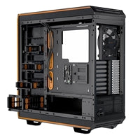 be quiet! HDD Cage, Mounting for One HDD or Two SSDs, Black & Orange Rubber Decouplings Included, Compatible with Most be quiet! Cases