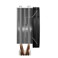 be quiet! Shadow Rock Slim 2 Fan CPU Cooler, Universal Socket, Silence-Optimized 135mm PWM Black Cooling Fan, 1400RPM, 4 Heat Pipes, 160W TDP, Optimized Mounting Kit for Easier Installation, Intel LGA 1700 & AMD AM5 Compatible