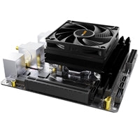 be quiet! Pure Rock LP Low-Profile Fan CPU Cooler, Universal Socket, High Quality 92mm PWM Black Cooling Fan, 2500RPM, 3 Heat Pipes, 100W TDP, Extremely Compact Design for Mmall Form Factor Systems, Intel LGA 1700 & AMD AM5 Compatible