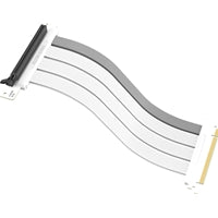 CoolerMaster Riser Cable PCIe 4.0 x16, Gold Plated, White, 300mm