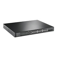 TP-Link Omada JetStream TL-SG3428XMP V1 switch, Managed, 24 x 10/100/1000 (PoE+), 4 x 10 Gigabit SFP, rack-mountable, PoE+ (384 W)