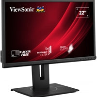 Viewsonic VG2240 22 Inch Full HD Monitor, Widescreen, 60Hz, 5ms, VGA, HDMI, DisplayPort, USB 3.2, Speakers, Height Adjust, Pivot, Swivel