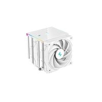 DeepCool AK620 Digital CPU Cooler, White, 2x 120mm Fan, Dual Tower, ARGB, 6x Direct Touch Copper Heatpipes, Intel/AMD