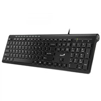 Genius SlimStar 8230 Blutooth 5.3 and 2.4GHz Wireless Keyboard and Mouse Set, 12 Multimedia Function Keys, Full Size UK Layout, Optical Sensor Mouse, 1200dpi, Connect up to 3 devices simultaneously