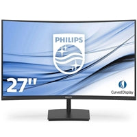 Philips 271E1SCA/00 27 Inch Curved Monitor, Full HD, VGA, HDMI, 75Hz, 4ms, Speakers, VESA