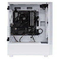 LOGIX Limited Edition 'Snow White' AMD Ryzen 8600G 4.30GHz Wired/ Wireless Gaming Desktop PC with Windows 11 Home