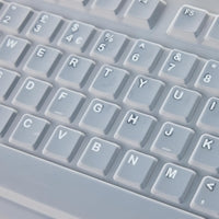Logitech K120 Wired Computer Keyboard full-Size, Spill-Resistant, Curved Space Bar, Compatible with PC and Laptop UK Layout
