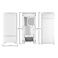 be quiet! Dark Base Pro 901 Full Tower Gaming PC Case, White, 4x USB 3.2 Type A, Interchangeable Top Cover and Front Panel, Touch Sensitive I/O, 3x Silent WIngs 4 PWM Fans, ARGB Lighting