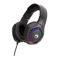 Marvo Scorpion H8360 Gaming Headphones, USB and 3.5mm, RGB Gaming Headset - PC, Xbox, Switch, PS5 and PS4 Compatible, Professional 40mm Audio Drivers, Omnidirectional Mic