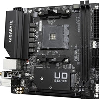 Gigabyte A520I AC Ultra Durable AMD AM4 Socket Motherboard, Mini-ITX, 2x DDR4 Slots, 1x M.2 Socket, Wifi 5, 1x Display Port 1.4 / 2x HDMI Ports