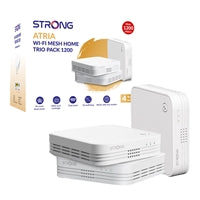Strong MESHTRI1200UK AC1200 Whole Home Wi-Fi Mesh System (3 Pack) - 5,000sq.ft Coverage