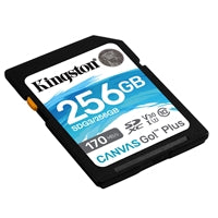 Kingston Canvas Go! Plus SDCG3/256GB 256GB Micro SD Card, UHS-1 (U3)