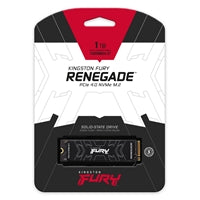 Kingston FURY Renegade SFYRS/1000G 1TB M.2 NVMe PCIe Gen4 SSD, 7300MB/s Read, 6000MB/s Write, PlayStation 5 Compatible, 2280 Size, 5 Year Warranty
