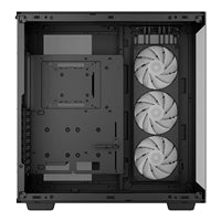 DeepCool CH780, Black, Full Tower Gaming Case, Tempered Glass, 1x 420mm ARGB Side fan, Mini-ITX / M-ATX / ATX / E-ATX