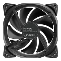 Antec Fusion Case Fan 120mm ARGB, Black, Upto 2000RPM, 57.93CFM Airflow, 31.24dB Max, 4-pin PWM 3-pin LED