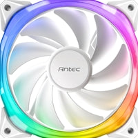 Antec Fusion Case Fan 120mm ARGB, White, Upto 2000RPM, 57.93CFM Airflow, 31.24dB Max, 4-pin PWM 3-pin LED