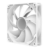 CIT Halo 120mm Infinity ARGB White 4-Pin PWM High-Performance PC Cooling Fan with Addressable RGB Lighting and Superior Airflow