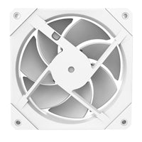 CIT Lightning 120mm Three-Sided Infinity ARGB White 3-Pin PC Cooling Fan - High-Performance RGB Case Fan