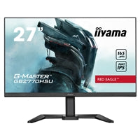 iiyama G-Master GB2770HSU-B5 Red Eagle 27 Inch Monitor Gaming Monitor, Black, Ultra Slim Bezel, Fast IPS IGZO, 165Hz, 0.8ms, FreeSync, HDMI, Display Port, USB Hub, Height Adjustable, Pivot, VESA