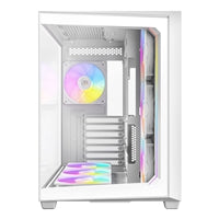 ANTEC Constellation C5 White ARGB Case, 270' Full-view tempered glass, Dual Chamber, Support back-connect motherboards, 7 x ARGB PWM fans with built-in fan controller, ATX, Micro-ATX, ITX