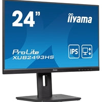 iiyama Prolite XU2493HS-B6 24 inch IPS Monitor, Full HD, 1ms, HDMI, DisplayPort, 100Hz, Speakers, Black, Internal PSU, VESA