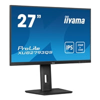 iiyama Prolite XU2793QS-B6 27 inch IPS Monitor, WQHD, 1ms, HDMI, DisplayPort, 100Hz, Speakers, Black, Internal PSU, VESA