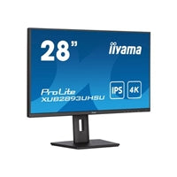 iiyama Prolite XUB2893UHSU-B5 2 inch IPS Monitor, 4K, 3ms, HDMI, DisplayPort, USB Hub, 60Hz, Speakers, Black, Internal PSU, VESA, Height Adjust, Pivot