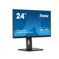 iiyama Prolite XUB2497HSN-B1 24 inch IPS Monitor, USB-C Dock, RJ45(LAN), Full HD, 1ms, HDMI, DisplayPort, USB-Hub, USB-C, 100Hz, Speakers, Black, Internal PSU, VESA, Height Adjust, Pivot