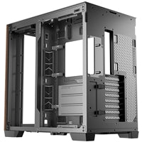 ANTEC Constellation C8 Dual Chamber Case, Gaming, Wood, Mid Tower, 2 x USB 3.0 / 1 x USB Type-C, Seamless Left and Front Tempered Glass Side Panel, E-ATX, ATX, Micro ATX, ITX