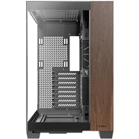 ANTEC Constellation C8 Dual Chamber Case, Gaming, Wood, Mid Tower, 2 x USB 3.0 / 1 x USB Type-C, Seamless Left and Front Tempered Glass Side Panel, E-ATX, ATX, Micro ATX, ITX