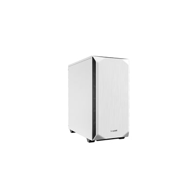 be quiet! Pure Base 500 Case, White, Mid Tower, 2 x USB 3.2 Gen 1 Type-A, 2 x Pure Wings 2 140mm Black PWM Fans Included, Exchangeable Top Cover for Silent or High Performance, Insulation Mats on Front, Sides & Top