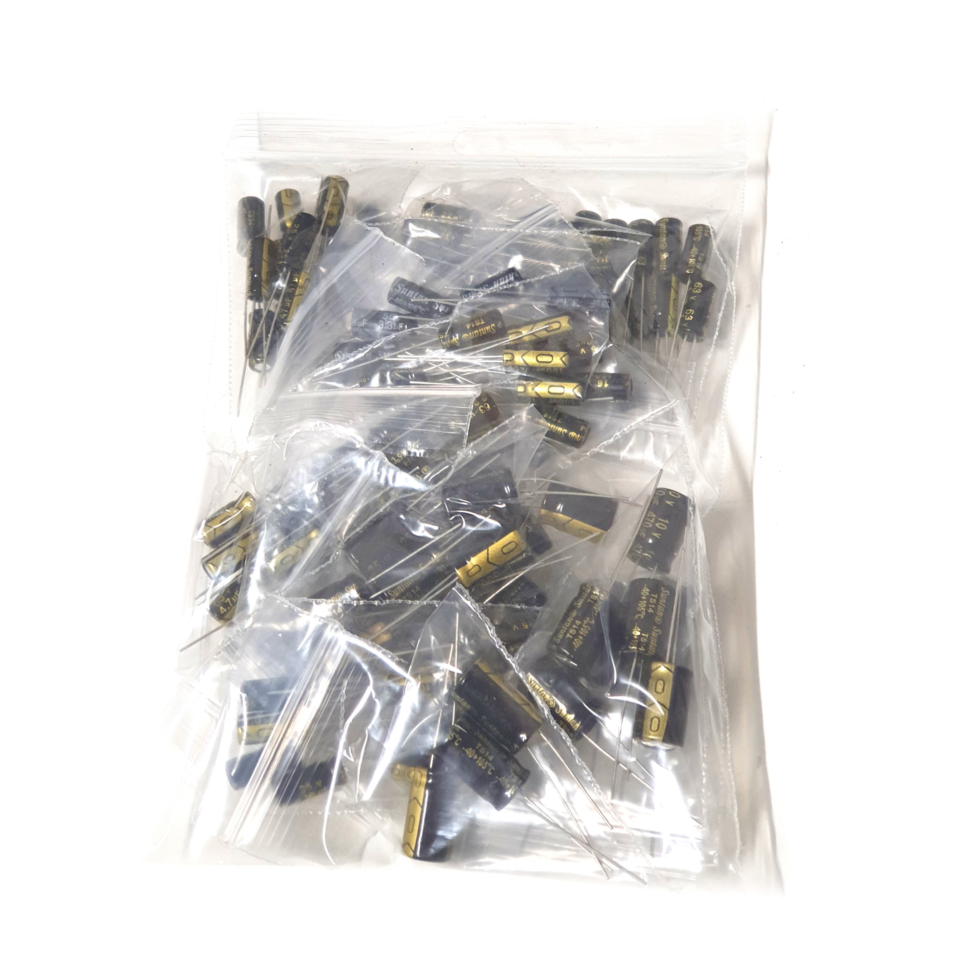Electrolytic Capacitor Kit 14 Different Values