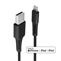 Lindy 2m USB Type A to Lightning Cable, Black